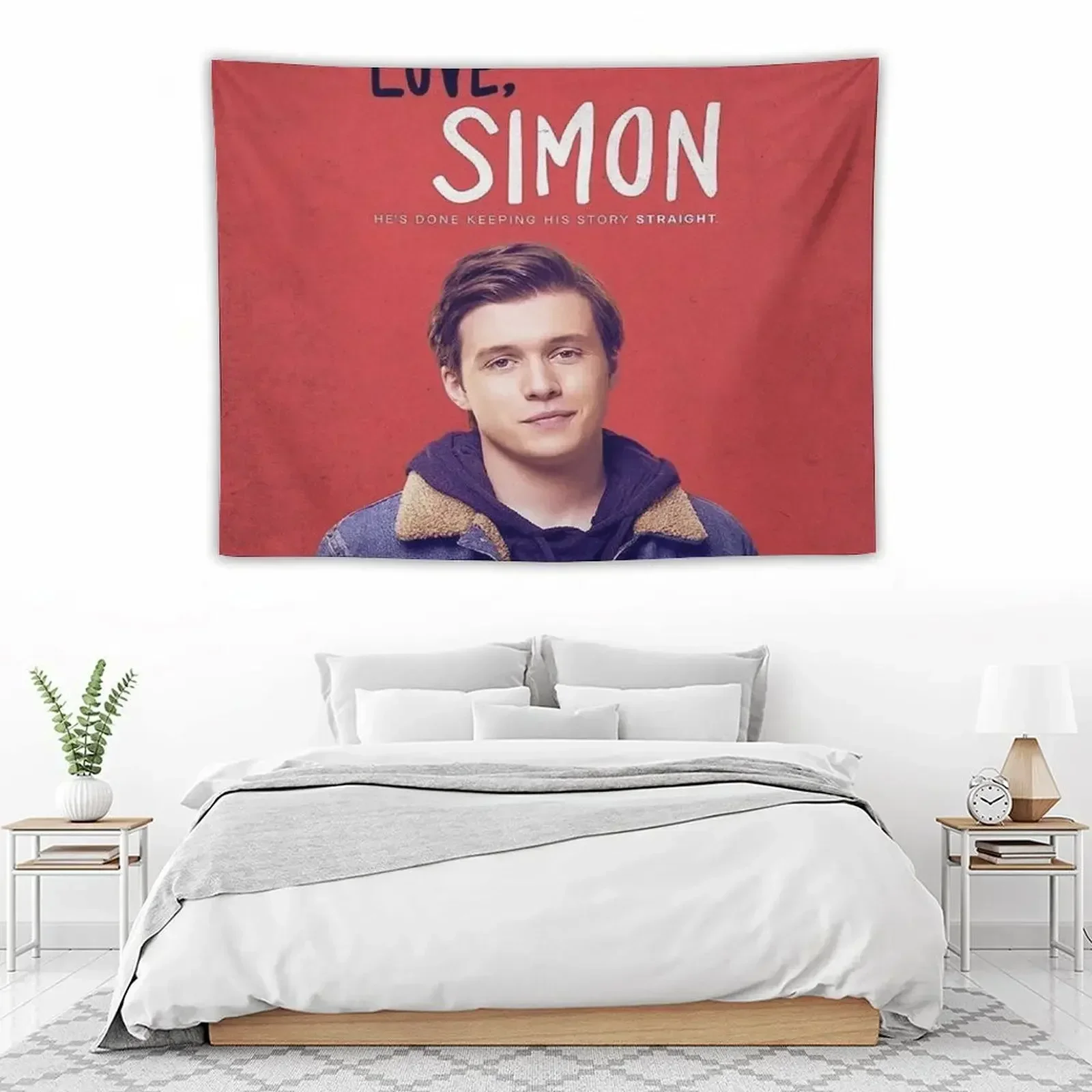 Love Simon Tapestry Wall Hanging Decor Hanging Wall Aesthetic Room Decors Room Decor Korean Style Tapestry
Love Simon Tapestry Wall Hanging Decor Hanging Wall Aesthetic Room Decors Room Decor Korean Style Tapestry