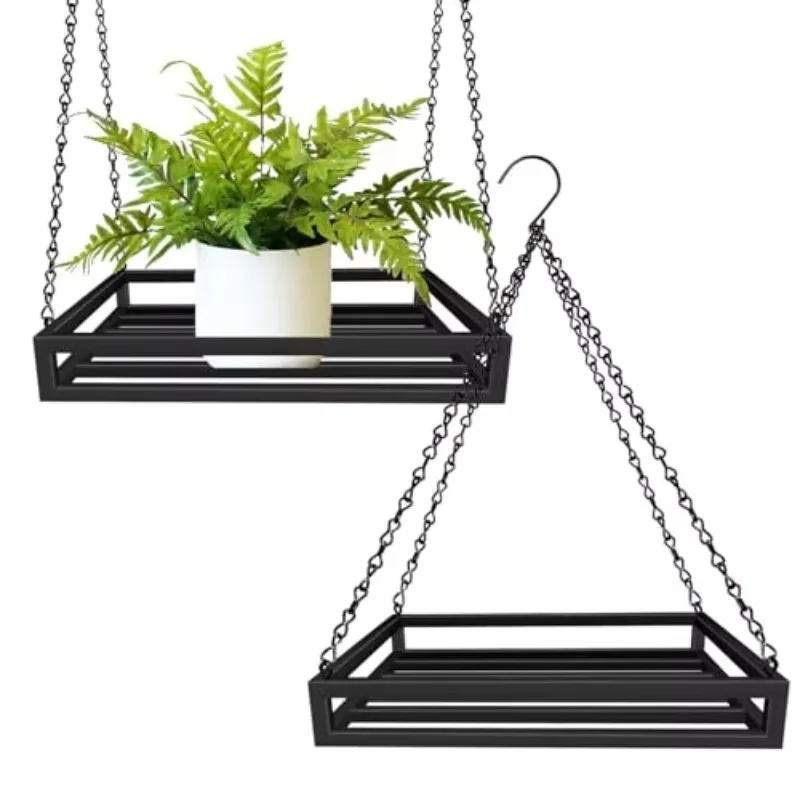 Premium Quality Black Coated New Metal Hanging Planter Modern Look for Home & Hotel for Indoor & Garden Application
Premium Quality Black Coated New Metal Hanging Planter Modern Look for Home & Hotel for Indoor & Garden Application