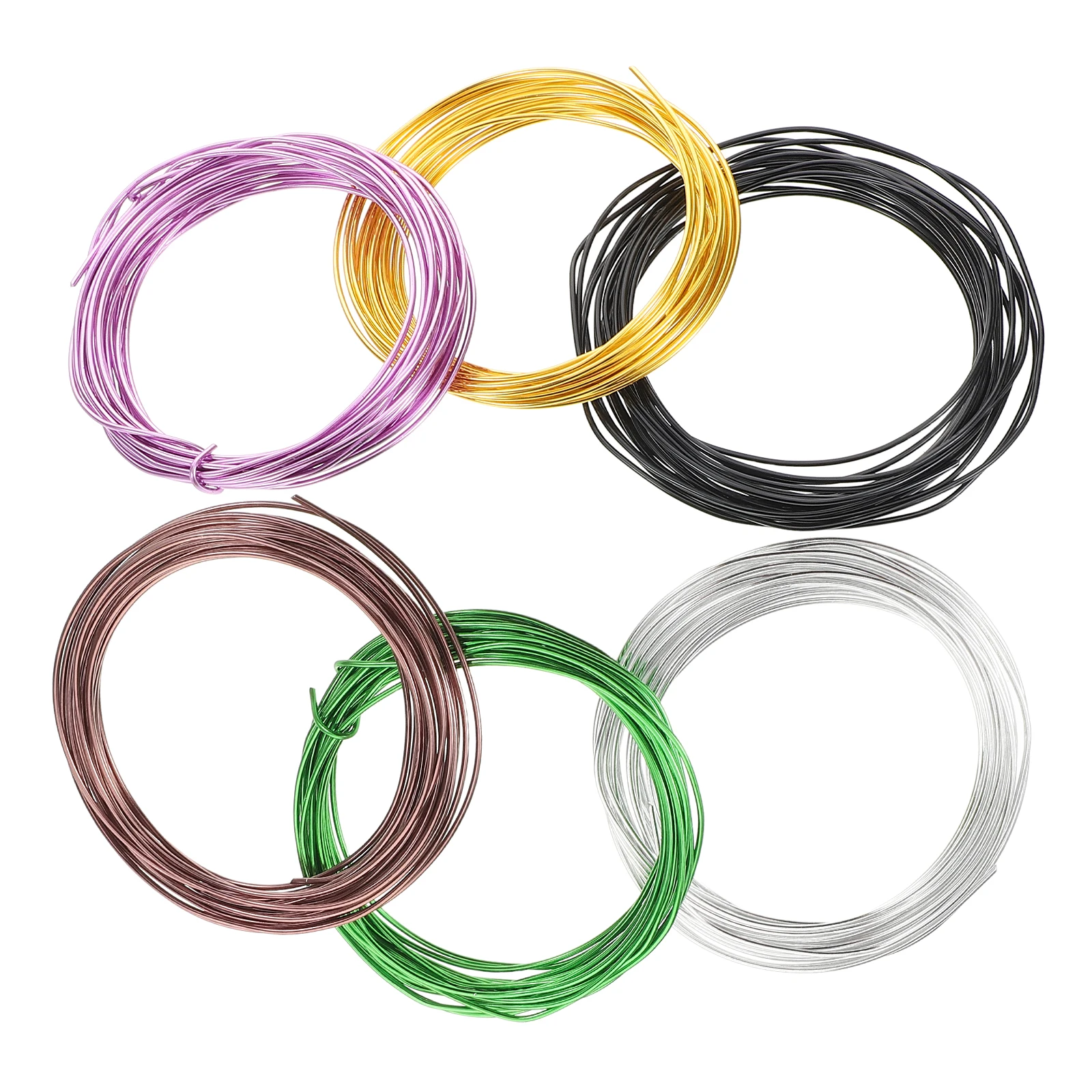 6 Rolls Colorful Aluminum Wire for Jewelry Craft Anodized Metal Beading Bendable Wrapping Projects Accessories
6 Rolls Colorful Aluminum Wire for Jewelry Craft Anodized Metal Beading Bendable Wrapping Projects Accessories