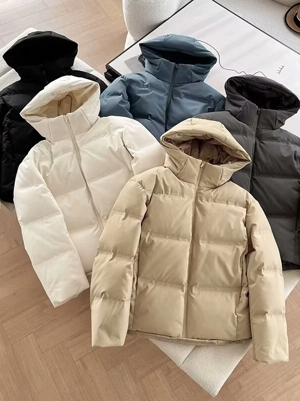 Women's Winter Puffer Jaet Hooded Sl Waterproof Warmth Du down Outerwear Coat Sli Commute Thiened Zipper
Women's Winter Puffer Jaet Hooded Sl Waterproof Warmth Du down Outerwear Coat Sli Commute Thiened Zipper