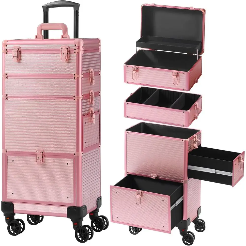 Поезд для макияжа с ящиком, косметичка на колесиках, косметический футляр на колесиках, подарок, дорожные органайзеры для макияжа, профессиональный Cos
Поезд для макияжа с ящиком, косметичка на колесиках, косметический футляр на колесиках, подарок, дорожные органайзеры для макияжа, профессиональный Cos