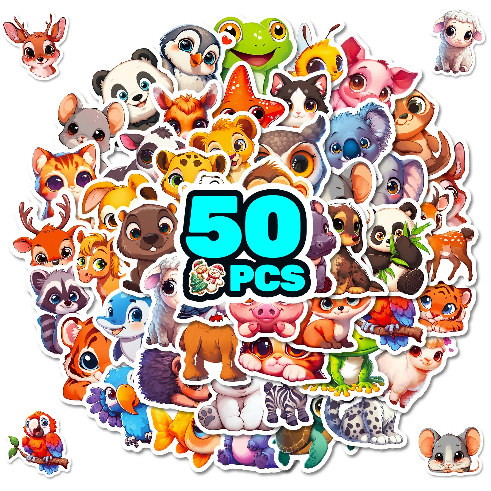 50pcs Cute Big-eyed Animals Cartoon Graffiti Sticker DIY Phone Guitar Laptop Notebook Suitcase Waterproof Sticker Kids Toy Gifts
50pcs Cute Big-eyed Animals Cartoon Graffiti Sticker DIY Phone Guitar Laptop Notebook Suitcase Waterproof Sticker Kids Toy Gifts