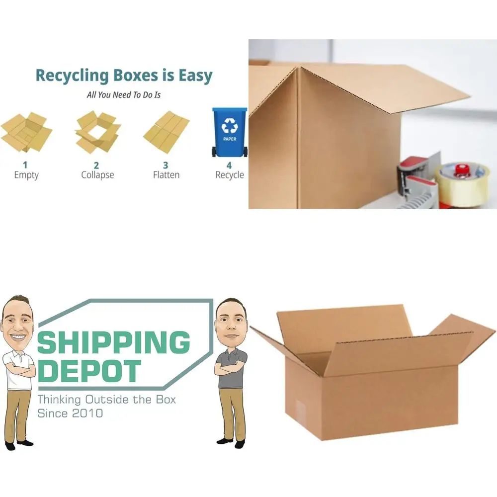 100-Pack 9x6x3 Corrugated Cardboard Boxes for Shipping, Packing, and Moving
100-Pack 9x6x3 Corrugated Cardboard Boxes for Shipping, Packing, and Moving