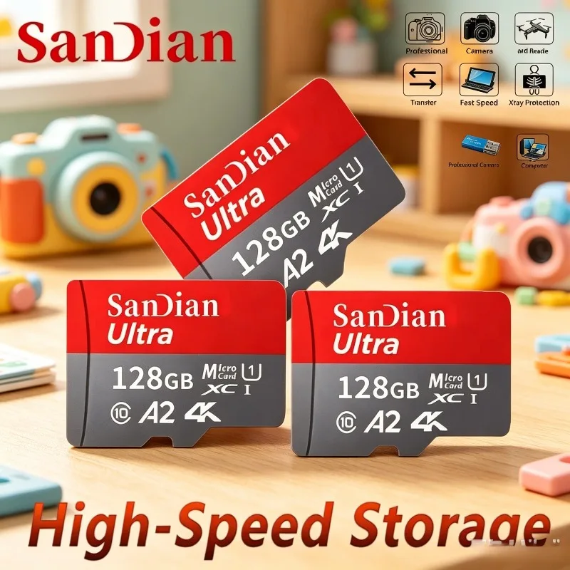Original Micro TF Cards 2026 High-Speed Storge SD Card Class 10 Fast Transfer Memory Card for Phones/Digital Camera/MP3 Player
Original Micro TF Cards 2026 High-Speed Storge SD Card Class 10 Fast Transfer Memory Card for Phones/Digital Camera/MP3 Player
