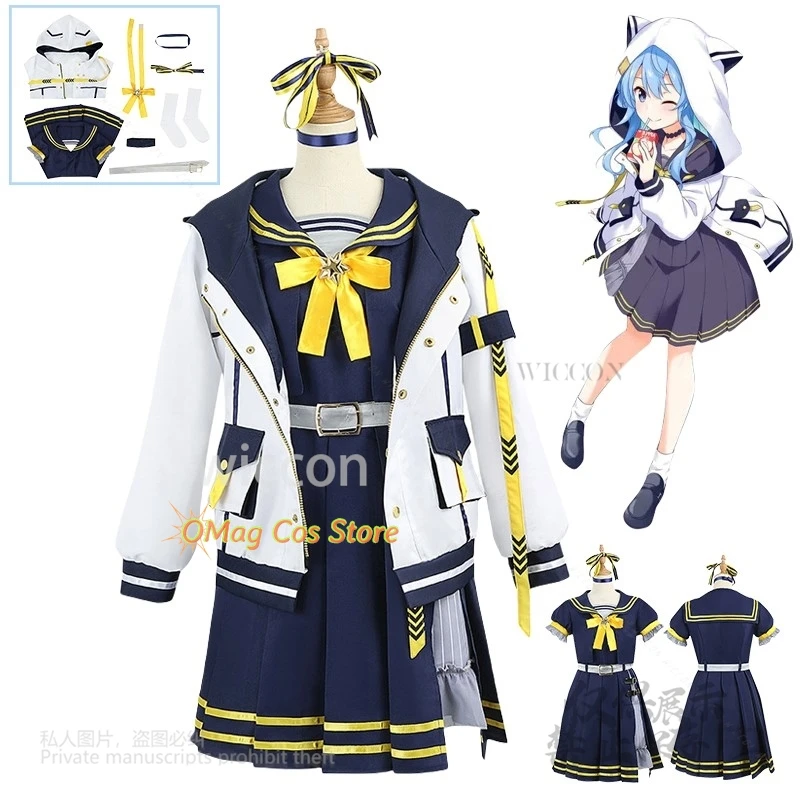 Anime vtuber Cosplay Costume Hoshimati Suisei Cosplay Costume Jk Suit Coat Dress Halloween Carnival Uniforms Customized
Anime vtuber Cosplay Costume Hoshimati Suisei Cosplay Costume Jk Suit Coat Dress Halloween Carnival Uniforms Customized