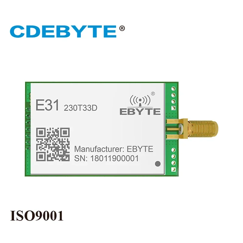E31-230T33D Сильное проникновение дальнего действия AX5243 230 МГц 2 Вт SMA Антенна IoT vhf Беспроводной приемопередатчик Модуль приемника
E31-230T33D Сильное проникновение дальнего действия AX5243 230 МГц 2 Вт SMA Антенна IoT vhf Беспроводной приемопередатчик Модуль приемника