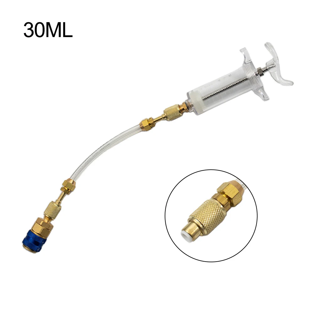 Air Conditioning and HVAC Oil Paint Fabric Injector, 30ml Capacity, Compatible with Fluorescent Substances for Leak Monitoring
Air Conditioning and HVAC Oil Paint Fabric Injector, 30ml Capacity, Compatible with Fluorescent Substances for Leak Monitoring