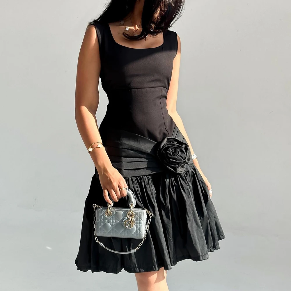 Classic Jersey A-Line Cap Sleeve Flowers Evening Dress Knee Length Sleeveless Photo Color Prom Gowns Saudi Arabia 2024 Delicate
Classic Jersey A-Line Cap Sleeve Flowers Evening Dress Knee Length Sleeveless Photo Color Prom Gowns Saudi Arabia 2024 Delicate