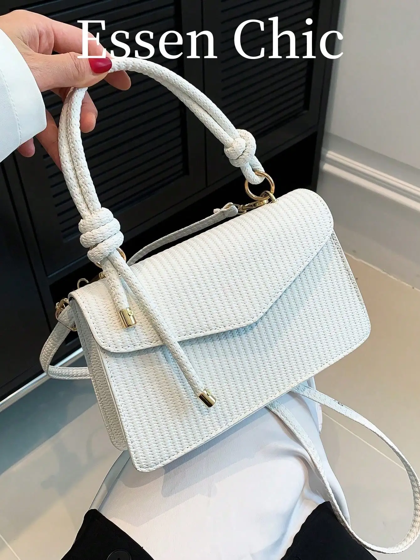New Vintage Weave Texture Handheld Square Bag For Women, Can Be Used As Shoulder Or Crossbody Bag
New Vintage Weave Texture Handheld Square Bag For Women, Can Be Used As Shoulder Or Crossbody Bag