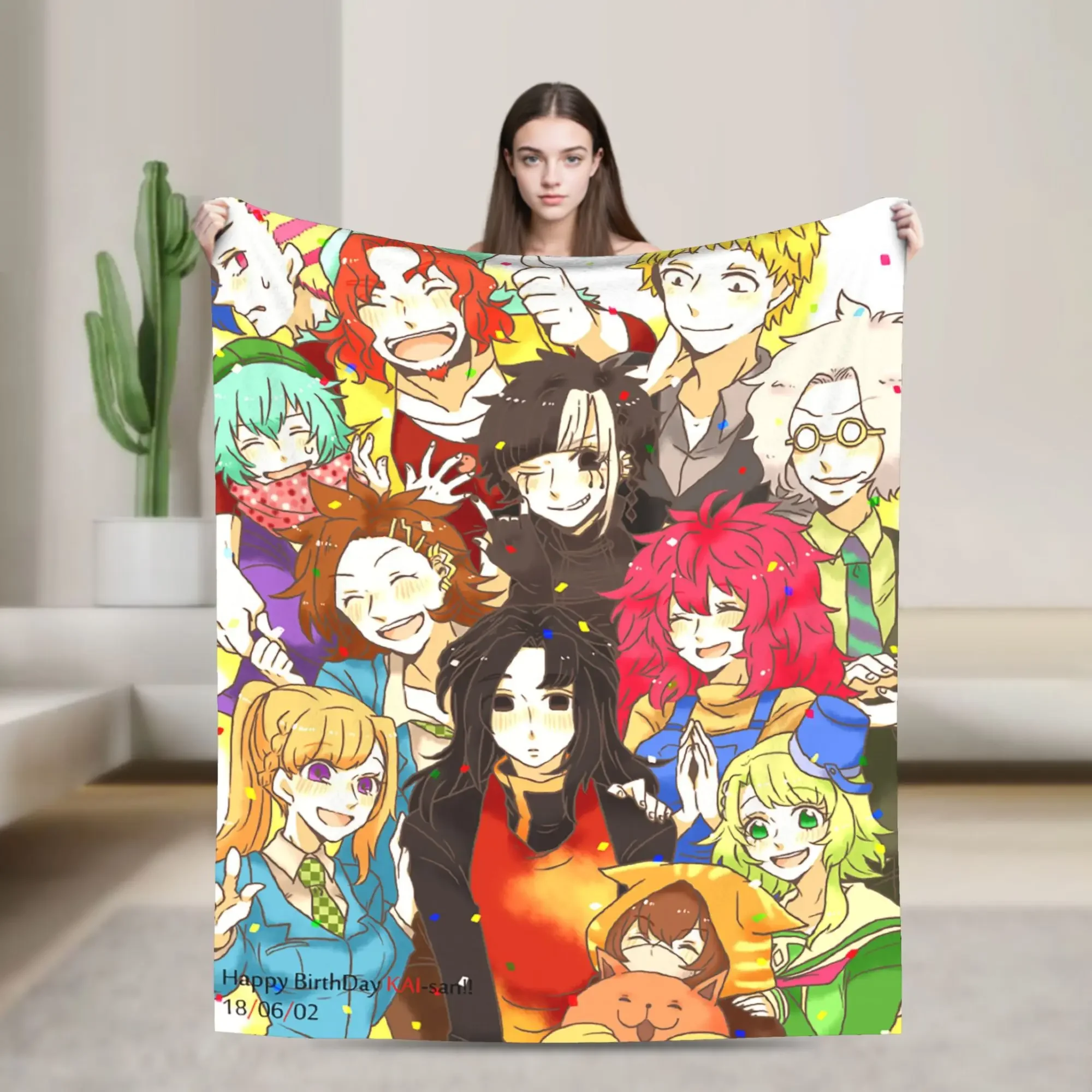 Your Turn To Die YTTD Fleece Blanket Lightweight Anime Game Throw for Bed Travel Outdoor Use
Your Turn To Die YTTD Fleece Blanket Lightweight Anime Game Throw for Bed Travel Outdoor Use