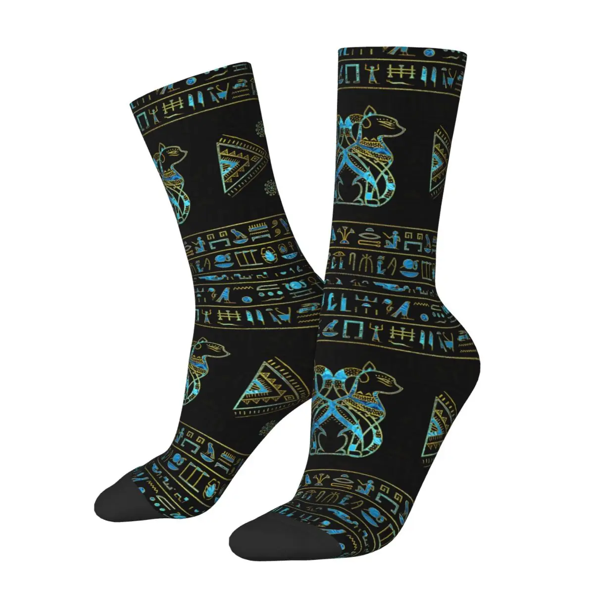 Retro Egyptian Cats Gold And Blue Men's Socks Unisex Hip Hop Pattern Printed Happy Crew Sock Gift
Retro Egyptian Cats Gold And Blue Men's Socks Unisex Hip Hop Pattern Printed Happy Crew Sock Gift