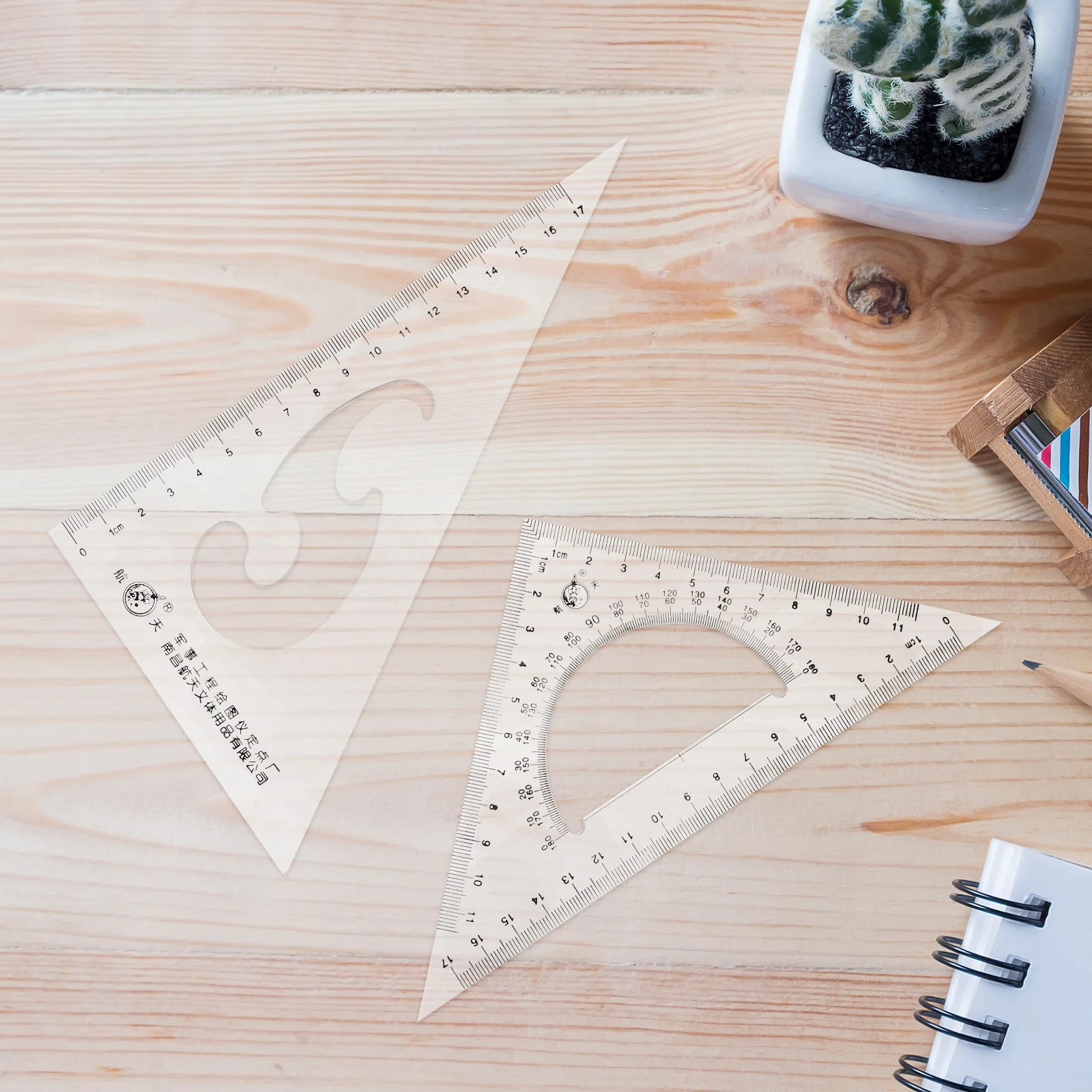 2pcs Triangle Ruler Set Transparent Aerospace Material For Math Drawing Projects Protractor Ruler Combo Drafting Tools Students
2pcs Triangle Ruler Set Transparent Aerospace Material For Math Drawing Projects Protractor Ruler Combo Drafting Tools Students