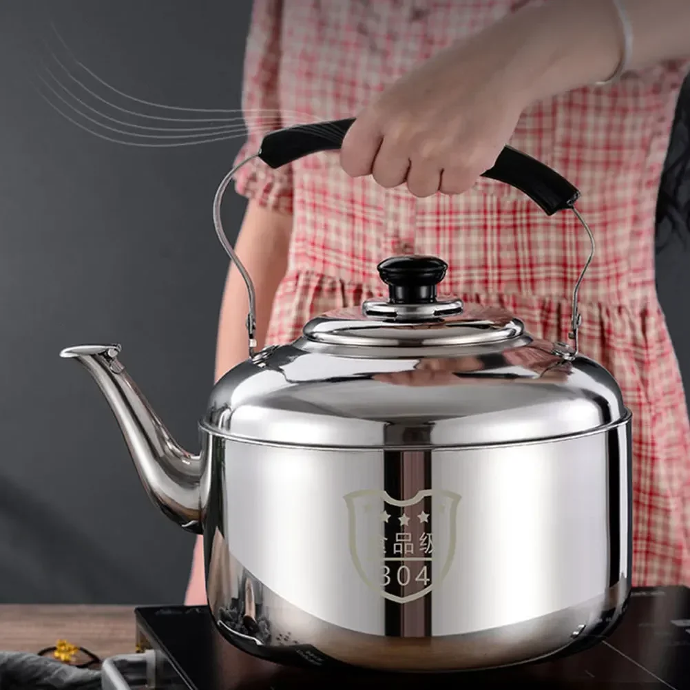 4/5/6L Tea Kettle Stovetop Whistling Teapot Stove Top Whistling Tea Kettle Stainless Steel Teapot Large Capacity Tea Kettle Pot
4/5/6L Tea Kettle Stovetop Whistling Teapot Stove Top Whistling Tea Kettle Stainless Steel Teapot Large Capacity Tea Kettle Pot