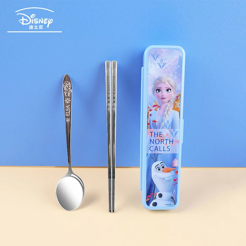 Children's Disney Spoon Chopsticks Stainless Steel Tableware Set Baby Cartoon Mickey Meal Set Storage Box Children's Tableware
Children's Disney Spoon Chopsticks Stainless Steel Tableware Set Baby Cartoon Mickey Meal Set Storage Box Children's Tableware