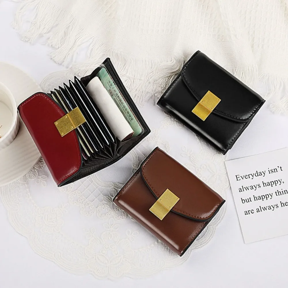 Fashion PU Leather Card Holder Multi-card Position Folding Short Wallet Solid Color Mini Wallet
Fashion PU Leather Card Holder Multi-card Position Folding Short Wallet Solid Color Mini Wallet