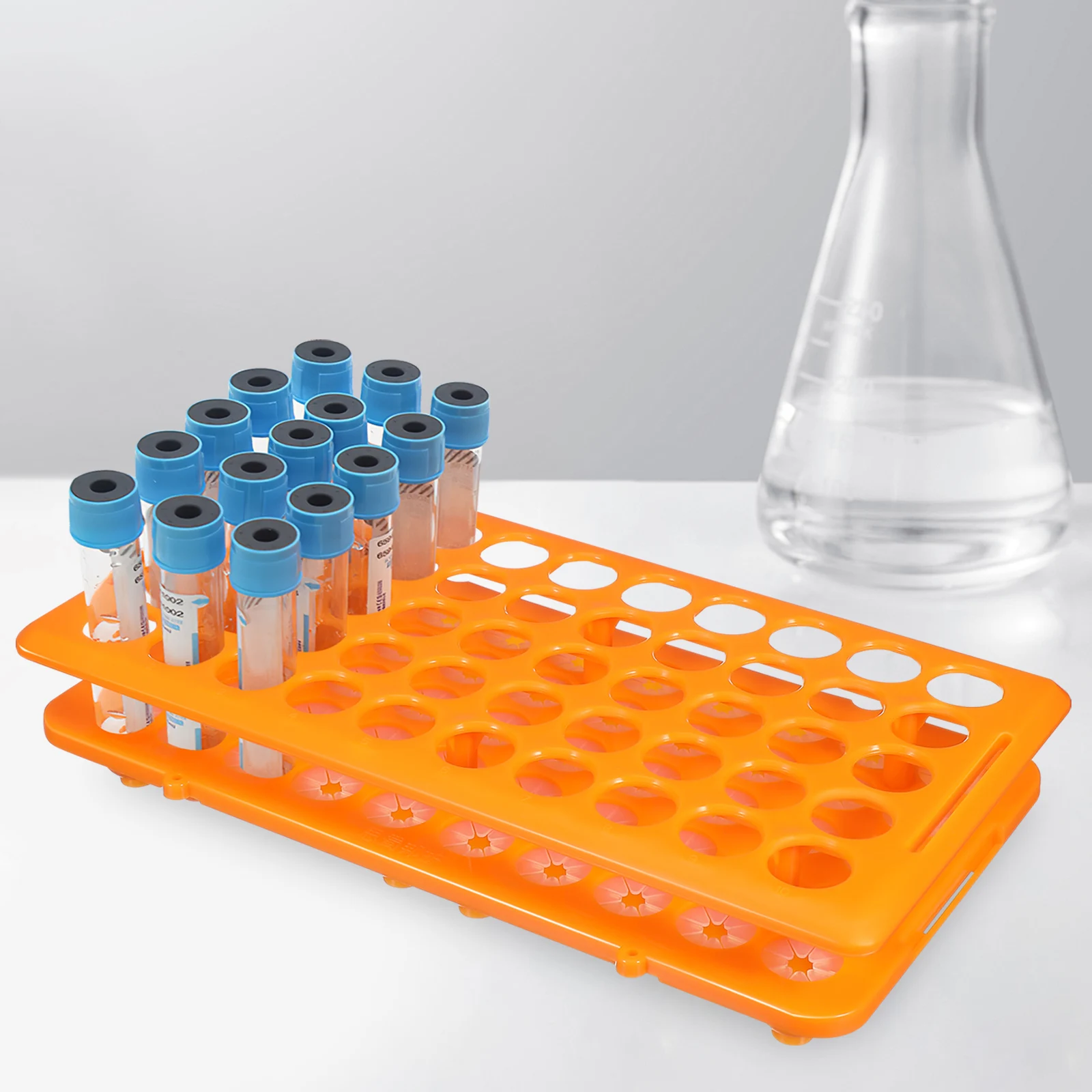 1pcs 50 Hole Tube Rack 18mm Laboratory Glass Tubes Vial Shot Glasses Holder Rack Holder Storage Organizer for Testing Service
1pcs 50 Hole Tube Rack 18mm Laboratory Glass Tubes Vial Shot Glasses Holder Rack Holder Storage Organizer for Testing Service