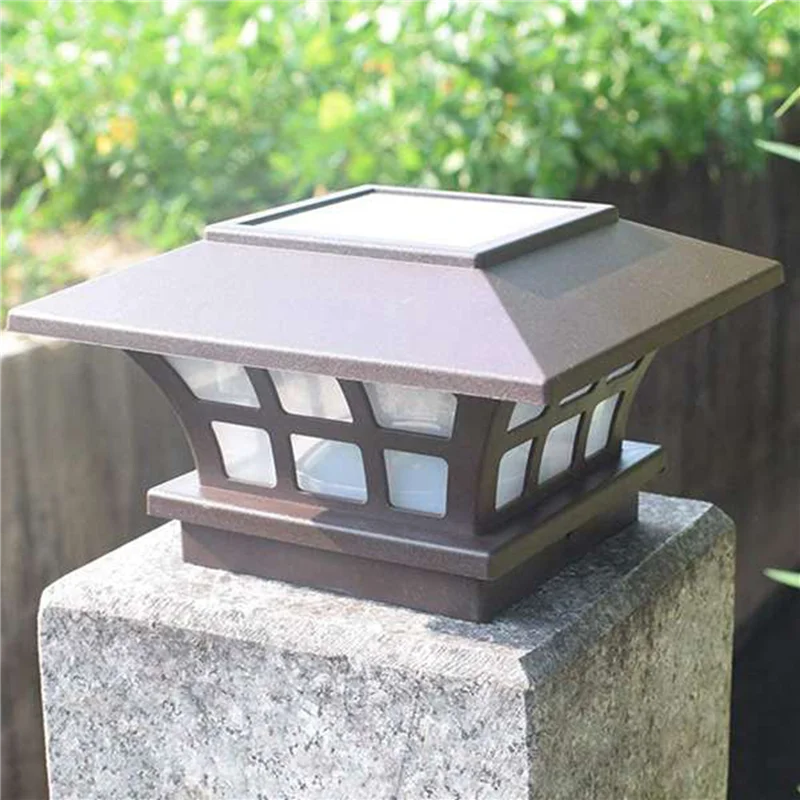 4X Solar Post Lamp Outdoor Waterproof Column Head Light For Garden Wall Lamp Garden Fence Landscape Lamp For Gate Garden
4X Solar Post Lamp Outdoor Waterproof Column Head Light For Garden Wall Lamp Garden Fence Landscape Lamp For Gate Garden