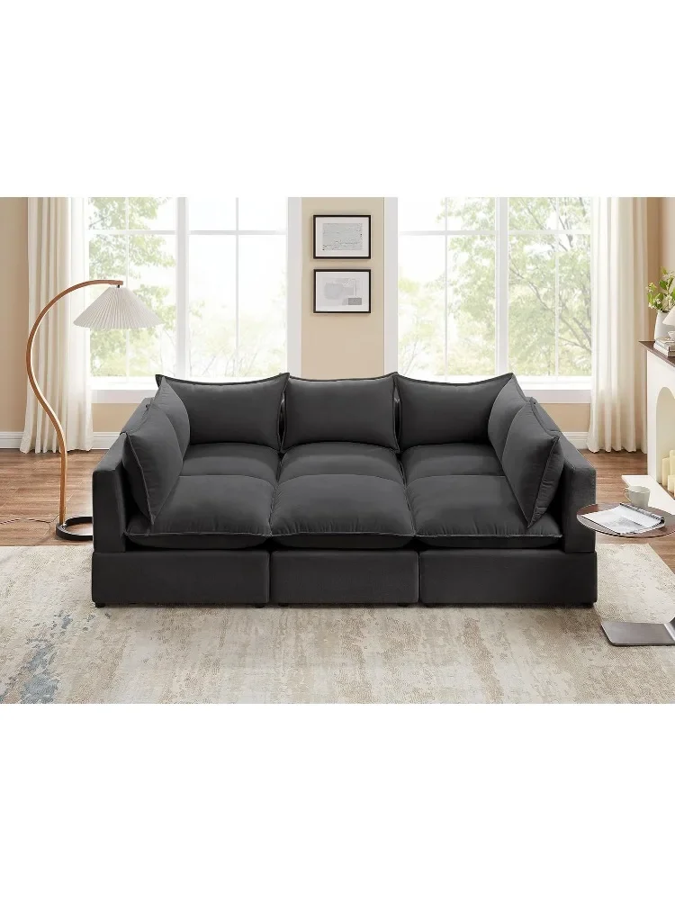 Modular Sectional Sofa, 6 Seater Sleeper Sectional Sofa Modular Sectional Couch for Living Room
Modular Sectional Sofa, 6 Seater Sleeper Sectional Sofa Modular Sectional Couch for Living Room