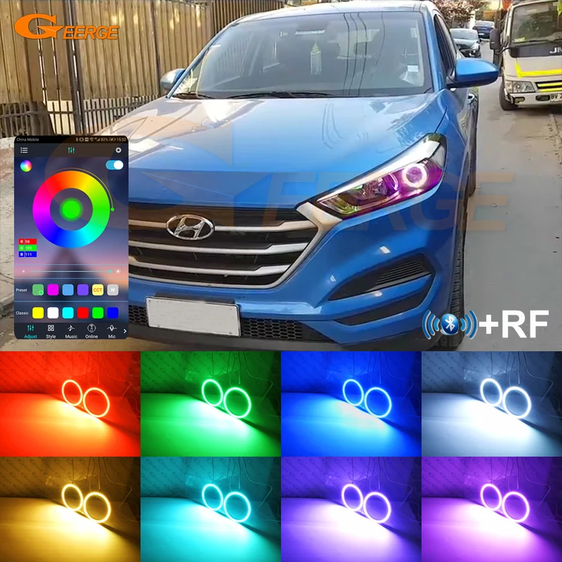Для Hyundai Tucson TL TLE 2015 2016 2017 2018 Радиочастотный пульт Bluetooth-совместимое приложение многоцветный ультра яркий RGB комплект светодиодов «глаза анге...
Для Hyundai Tucson TL TLE 2015 2016 2017 2018 Радиочастотный пульт Bluetooth-совместимое приложение многоцветный ультра яркий RGB комплект светодиодов «глаза анге...