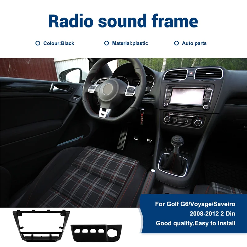 Car Radio Facia Panel 9Inch Frame Audio Fitting Adaptor Dash Trim Kits For VW Golf G6/Voyage/Saveiro 2008-2012 2 Din-A61E
Car Radio Facia Panel 9Inch Frame Audio Fitting Adaptor Dash Trim Kits For VW Golf G6/Voyage/Saveiro 2008-2012 2 Din-A61E