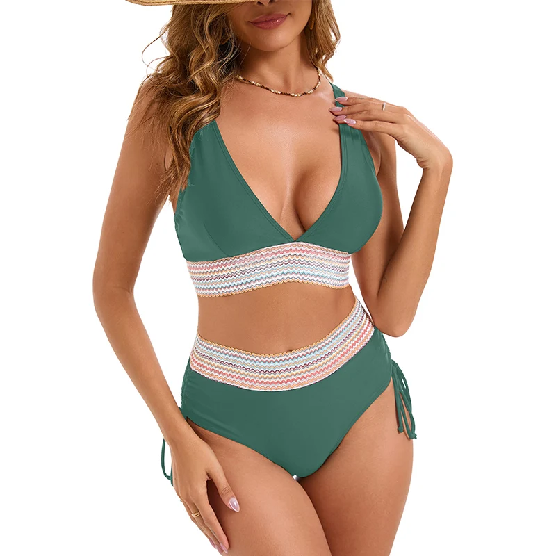 2025 New Swimsuit Two Piece Bathing Suit High Waist Swimwear Women Bikini Set Push Up Swimming Suit Bathers Swim Costumes Plavky
2025 New Swimsuit Two Piece Bathing Suit High Waist Swimwear Women Bikini Set Push Up Swimming Suit Bathers Swim Costumes Plavky