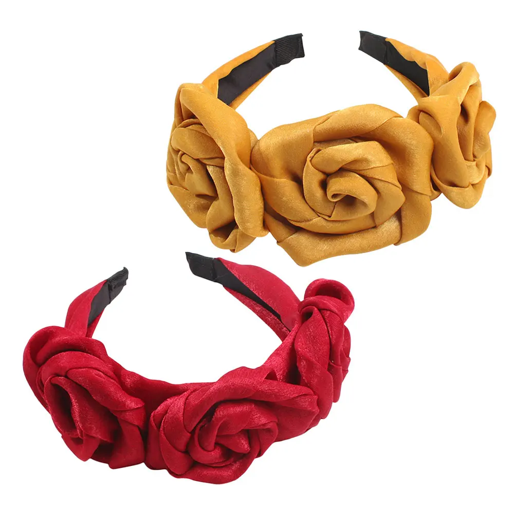 2Pcs Fabric Headband Lightweight Rose Hairband for Women Party Wedding Masquerade Accessories Flower Headbands Girls Stylish
2Pcs Fabric Headband Lightweight Rose Hairband for Women Party Wedding Masquerade Accessories Flower Headbands Girls Stylish