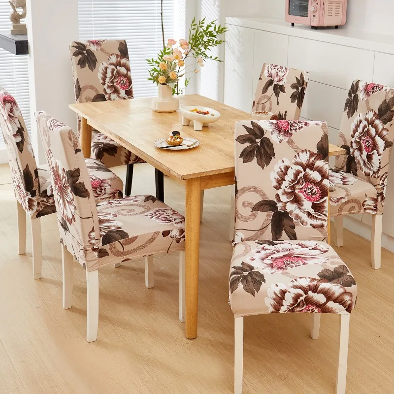 Elastic Home Chair , One-piece Dining Table Chair , Fabric Combination Covers, 6pcs, 4pcs Printing
Elastic Home Chair , One-piece Dining Table Chair , Fabric Combination Covers, 6pcs, 4pcs Printing