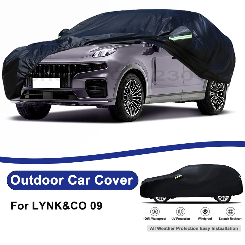 Outdoor Full Car Cover For LYNK&CO 09 with Reflective Strips Waterproof Snowproof Dustproof UV Protection Auto Accessories
Outdoor Full Car Cover For LYNK&CO 09 with Reflective Strips Waterproof Snowproof Dustproof UV Protection Auto Accessories