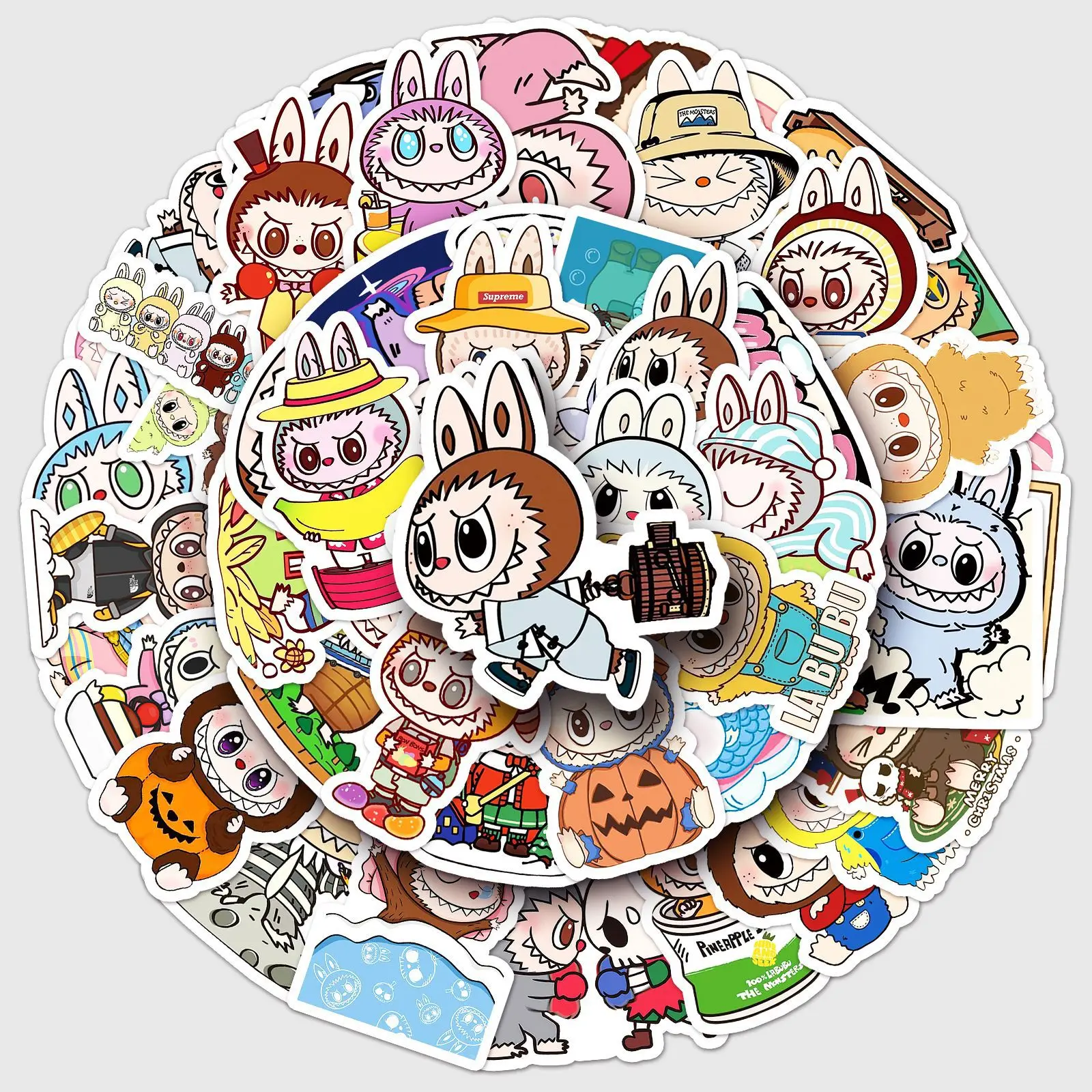 50pcs Labubu Stickers Cabinet Fridge Stickers DIY Laptop Stickers Luggage Stickers Cell Phone Case Stickers Children's Day Gift
50pcs Labubu Stickers Cabinet Fridge Stickers DIY Laptop Stickers Luggage Stickers Cell Phone Case Stickers Children's Day Gift