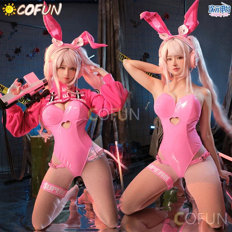 COFUN NIKKE Богиня Победы Алиса Банни Боди Косплей Костюм Одежда Для Вечеринки Полный Комплект Униформа Женский Сексуальный Комбинезон
COFUN NIKKE Богиня Победы Алиса Банни Боди Косплей Костюм Одежда Для Вечеринки Полный Комплект Униформа Женский Сексуальный Комбинезон