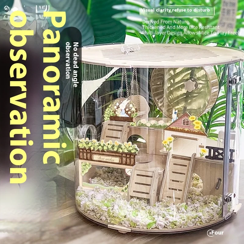 Клетка для хомяка в цветочном стиле, жевательная прозрачная большая просторная 2-слойная роскошная вилла-домик для золотых хомяков, песчанки, маленьких домашних животных
Клетка для хомяка в цветочном стиле, жевательная прозрачная большая просторная 2-слойная роскошная вилла-домик для золотых хомяков, песчанки, маленьких домашних животных