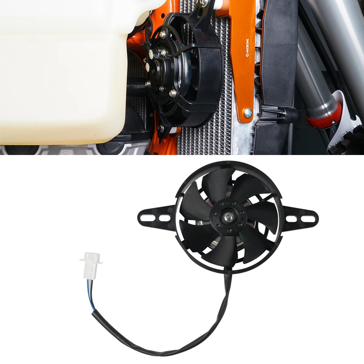 NICECNC For KTM EXC 300 TPI EXC 250 EXCF 350 EXC 450 SX 125 SXF 250 SXF 450 XCW 300 Motocross 12V Electric Radiator Cooling Fan
NICECNC For KTM EXC 300 TPI EXC 250 EXCF 350 EXC 450 SX 125 SXF 250 SXF 450 XCW 300 Motocross 12V Electric Radiator Cooling Fan