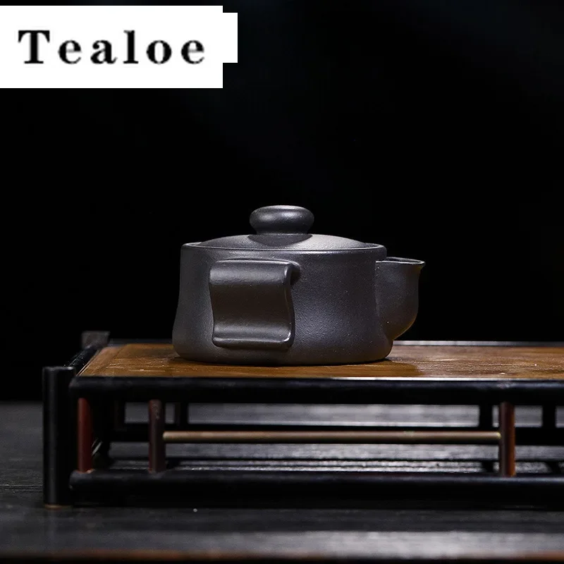 150ml Elegant Yixing Purple Clay Teapots Handmade Hand Grip Pot Raw Ore Black Mud Kettle With Strainer Chinese Zisha Teaset Gift
150ml Elegant Yixing Purple Clay Teapots Handmade Hand Grip Pot Raw Ore Black Mud Kettle With Strainer Chinese Zisha Teaset Gift