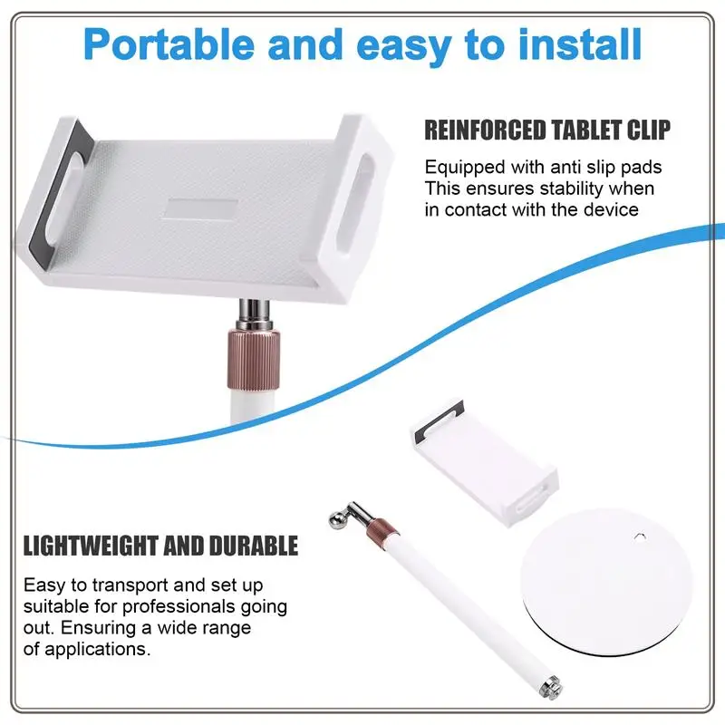 Adjustable Monitor Stand Portable Tablet Holder Up To 25Cm Standing Tablet Bracket Desk Mount B
Adjustable Monitor Stand Portable Tablet Holder Up To 25Cm Standing Tablet Bracket Desk Mount B