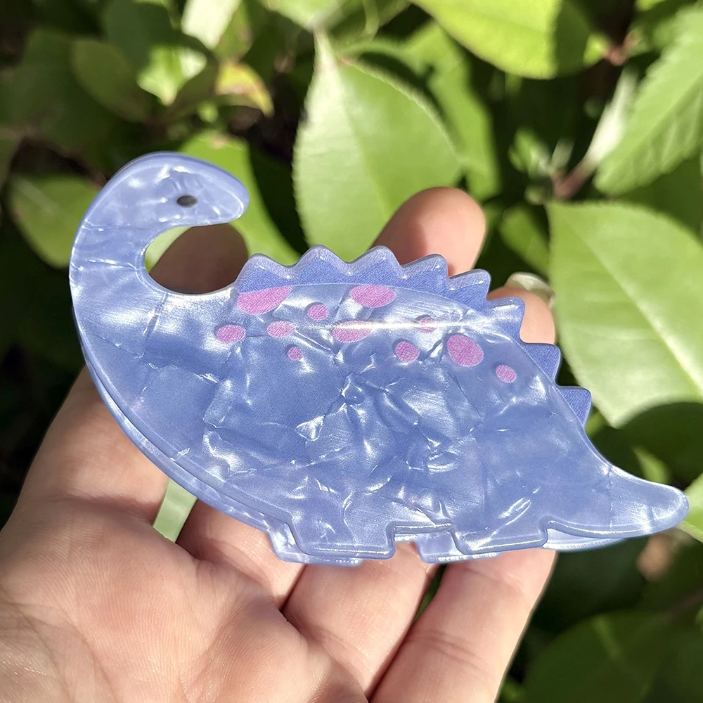 New Acrylic Cartoon Dinosaur Double-sided Print Shark Hairpin Fashion Fixed Ponytail Crab Hair Clip Claw Accessories Tool
New Acrylic Cartoon Dinosaur Double-sided Print Shark Hairpin Fashion Fixed Ponytail Crab Hair Clip Claw Accessories Tool