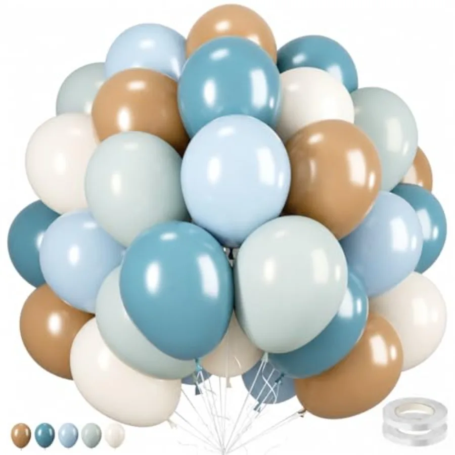 Teal Balloons, 50Pcs 12 Inch Khaki Sage Light Ivory Latex for Baby Shower Birthday Party Decorations Wedding Supplies
Teal Balloons, 50Pcs 12 Inch Khaki Sage Light Ivory Latex for Baby Shower Birthday Party Decorations Wedding Supplies