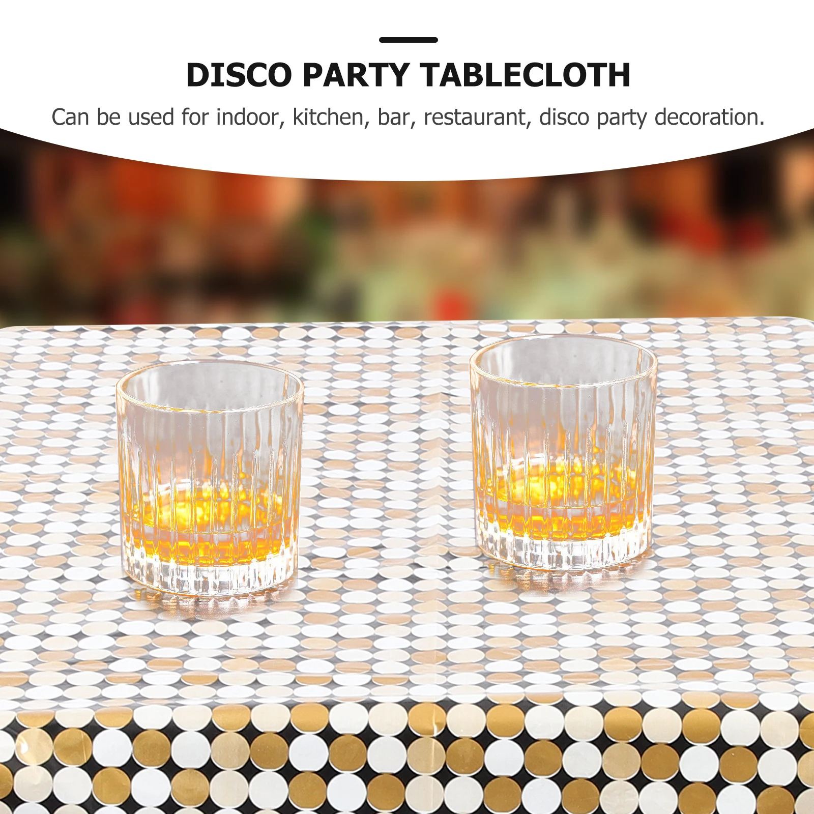 Gold Sequin Rectangle Disco Party Tablecloth Decorative Glitter Table Runner Shiny Sparkle Table Cover for Kitchen Restaurant
Gold Sequin Rectangle Disco Party Tablecloth Decorative Glitter Table Runner Shiny Sparkle Table Cover for Kitchen Restaurant