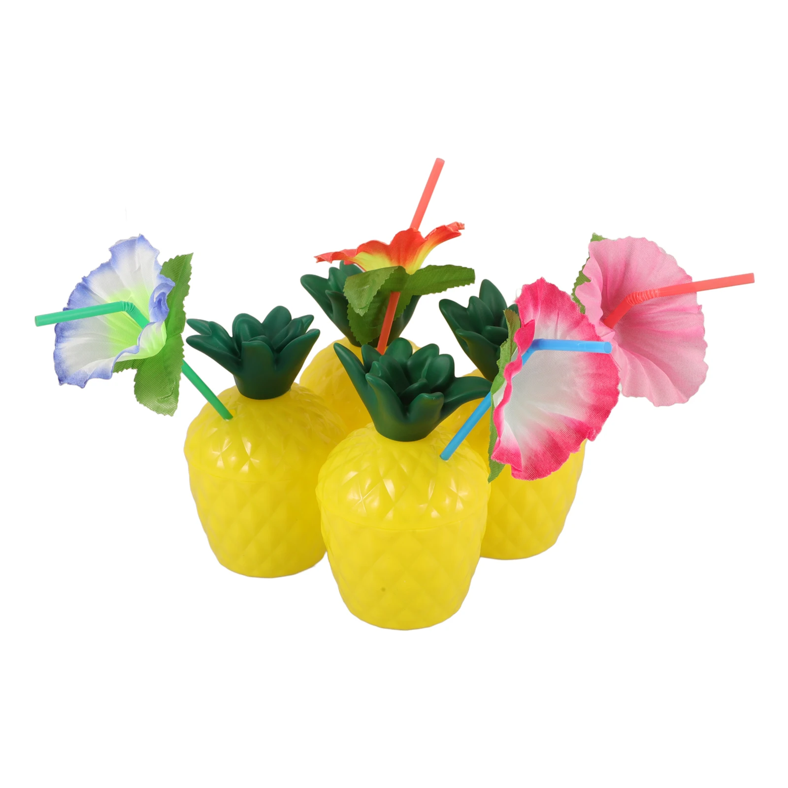 4 pcs 500ml Pineapple Cups with Straws Lids Decorative Pineapple Cups for Party Beach Hawaiian Decorations Drinks Containers
4 pcs 500ml Pineapple Cups with Straws Lids Decorative Pineapple Cups for Party Beach Hawaiian Decorations Drinks Containers