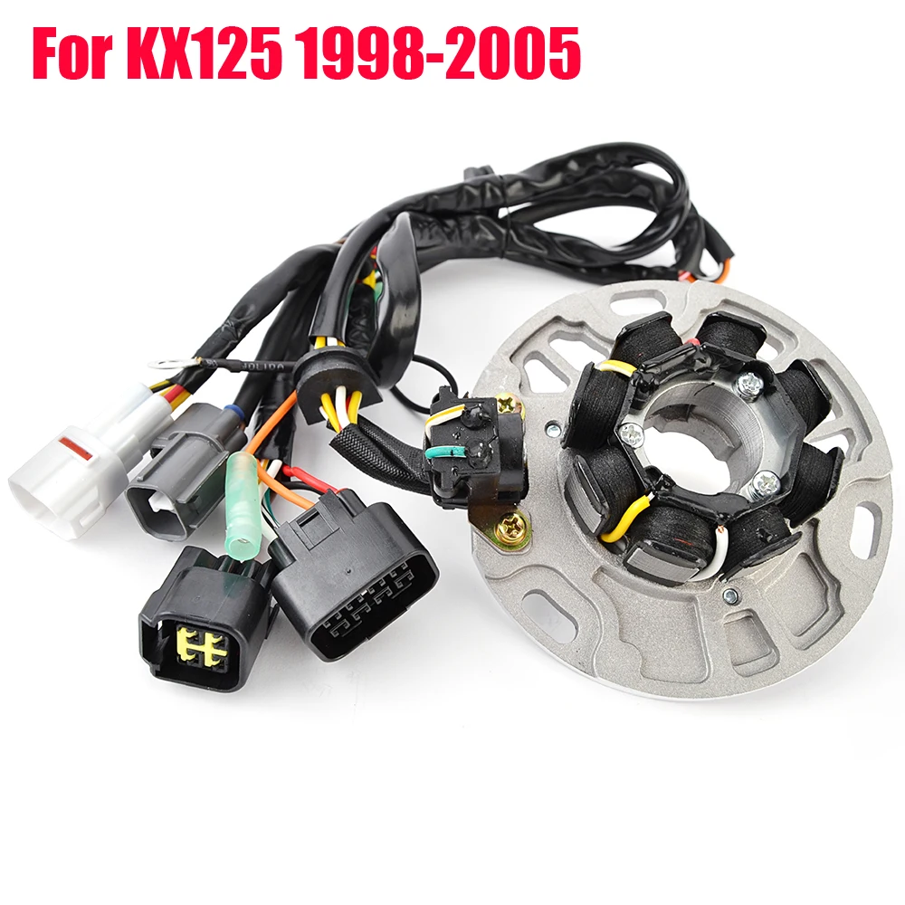 For Kawasaki KX125 Stator Coil Motorcycle Generator Magneto Coil KX 125 1998 1999 2000 2001 2002 2003 2004 2005
For Kawasaki KX125 Stator Coil Motorcycle Generator Magneto Coil KX 125 1998 1999 2000 2001 2002 2003 2004 2005