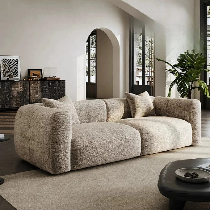 Cream style fabric sofa Nordic living room straight row sofa French simple large white sofa
Cream style fabric sofa Nordic living room straight row sofa French simple large white sofa