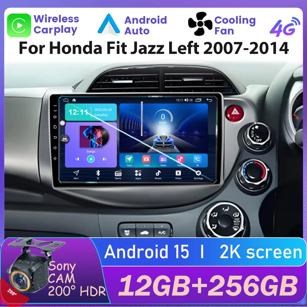Android 15 For Honda Fit Jazz Left 2007-2014 Carplay Multimedia Car Radio Auto Player Stereo 4G WiFi GPS Navigation 2din DVD DSP
Android 15 For Honda Fit Jazz Left 2007-2014 Carplay Multimedia Car Radio Auto Player Stereo 4G WiFi GPS Navigation 2din DVD DSP