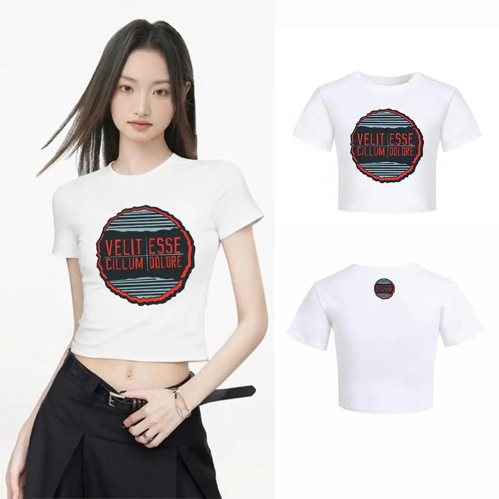 2025 Women's T-shirt Slim Korean O-neck Tees Y2k Stylish Comfortable Spring Summer Fashion Tops Female Short Sleeve T-Shirts
2025 Women's T-shirt Slim Korean O-neck Tees Y2k Stylish Comfortable Spring Summer Fashion Tops Female Short Sleeve T-Shirts