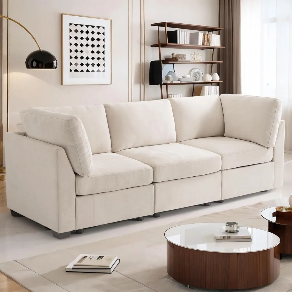 Oversized Modular Sectional Fabric Sofa Set, Large L Shaped Mordern Sofa Couch Reversible , 96 inch Width,3 Seat Modular Sofas
Oversized Modular Sectional Fabric Sofa Set, Large L Shaped Mordern Sofa Couch Reversible , 96 inch Width,3 Seat Modular Sofas