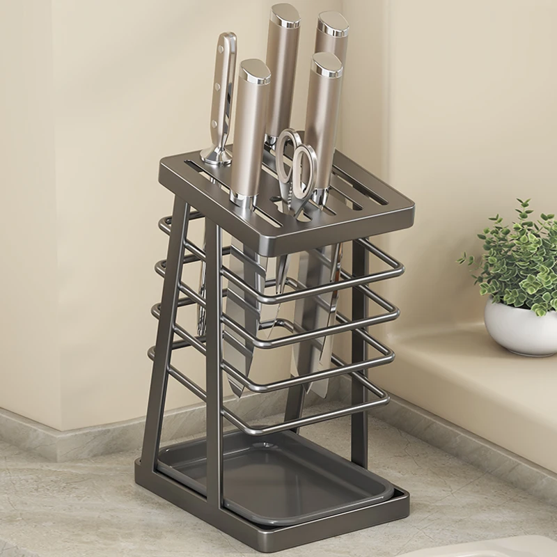 Kitchen knife holder, scissors, fruit knife, shelf, household drain countertop, integrated storage rack
Kitchen knife holder, scissors, fruit knife, shelf, household drain countertop, integrated storage rack