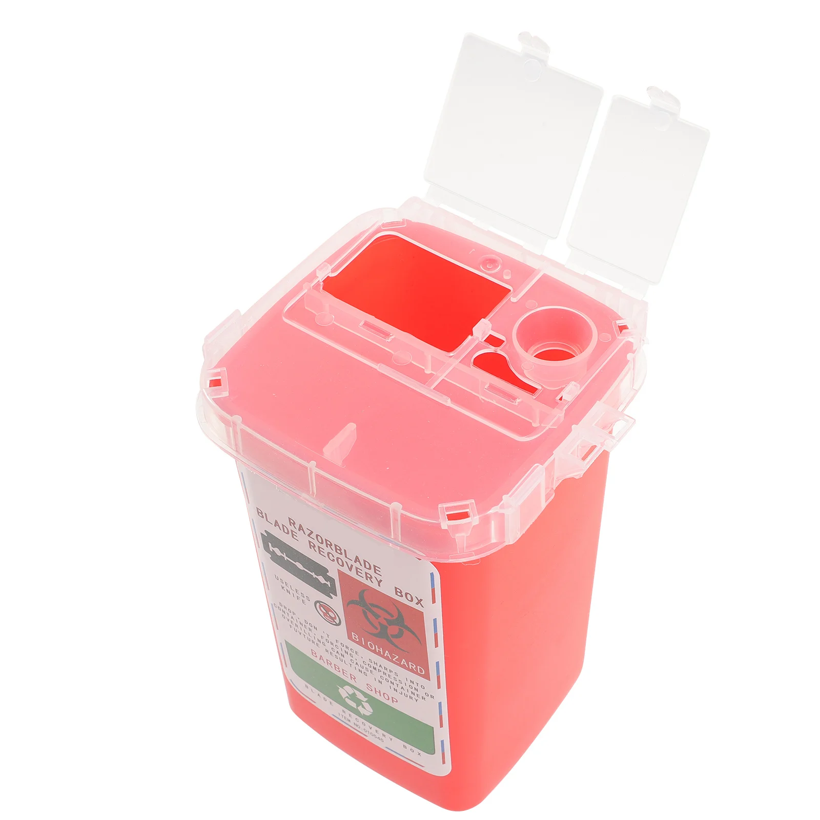 Shaving Blade Recycling Box Red Dust-proof Portable Container for Salon Barbershop Large Capacity Safety for barbershop
Shaving Blade Recycling Box Red Dust-proof Portable Container for Salon Barbershop Large Capacity Safety for barbershop