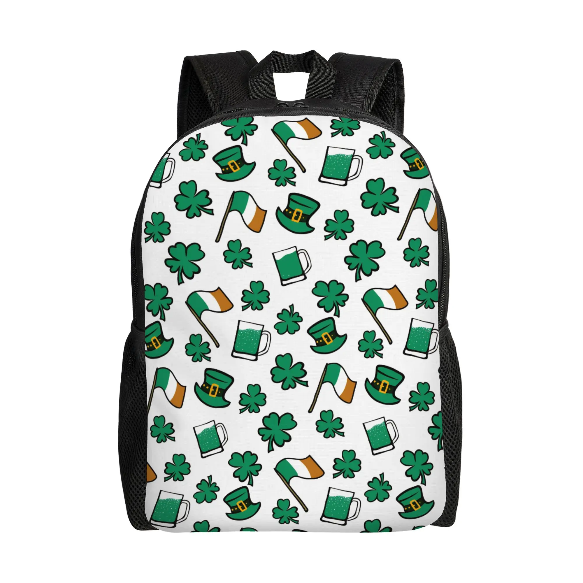 St Patrick's Day Irish Shamrock Clover Backpack for Men Women Casual Student Hiking Travel Daypack College Canvas Bags Gift
St Patrick's Day Irish Shamrock Clover Backpack for Men Women Casual Student Hiking Travel Daypack College Canvas Bags Gift
