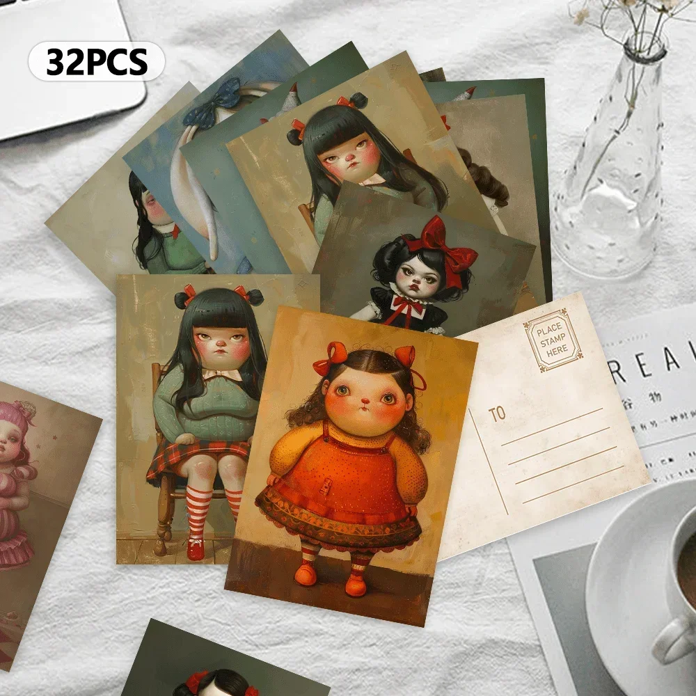 32pcs, Gothic Lolita, postcards, decoration/greeting cards/postcards, high-definition printing, collectible and mailable
32pcs, Gothic Lolita, postcards, decoration/greeting cards/postcards, high-definition printing, collectible and mailable