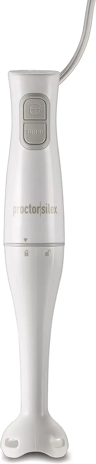 Electric Immersion Hand Blender With Detachable Dishwasher Safe Handheld Blending Stick, 2-Speeds, 150 Watts, White (59739)
Electric Immersion Hand Blender With Detachable Dishwasher Safe Handheld Blending Stick, 2-Speeds, 150 Watts, White (59739)
