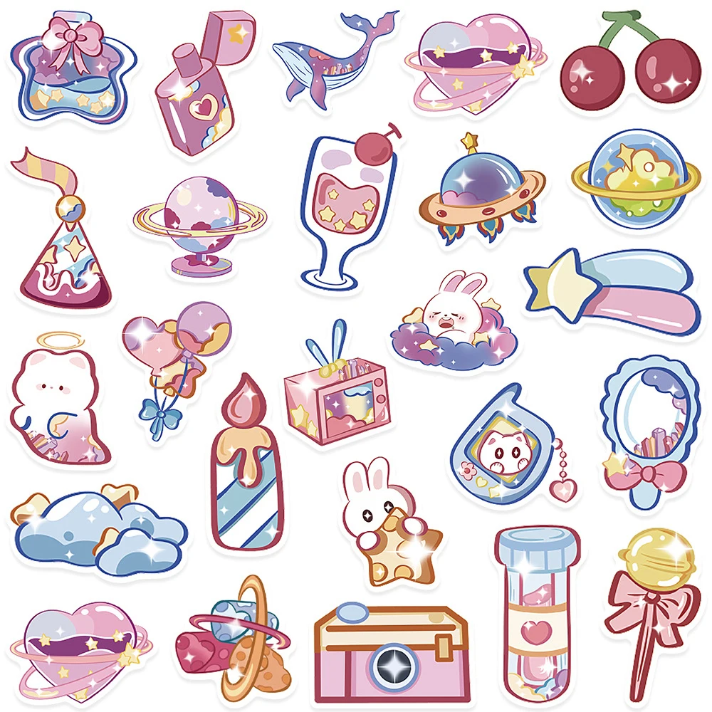 10/30/50pcs Glitter Galactic Phenom Cartoon Stickers Cute Purple Ins Style Graffiti Decals Waterproof DIY Laptop Phone Sticker
10/30/50pcs Glitter Galactic Phenom Cartoon Stickers Cute Purple Ins Style Graffiti Decals Waterproof DIY Laptop Phone Sticker