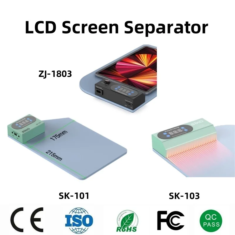 LCD Screen Separator 30s to 85℃ Rapid Heating Separation Pad is Suitable for IPhone IPad Screen Maintenance Separation DIY Tools
LCD Screen Separator 30s to 85℃ Rapid Heating Separation Pad is Suitable for IPhone IPad Screen Maintenance Separation DIY Tools